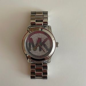 Silver Michael Kors Women’s Runway watch
